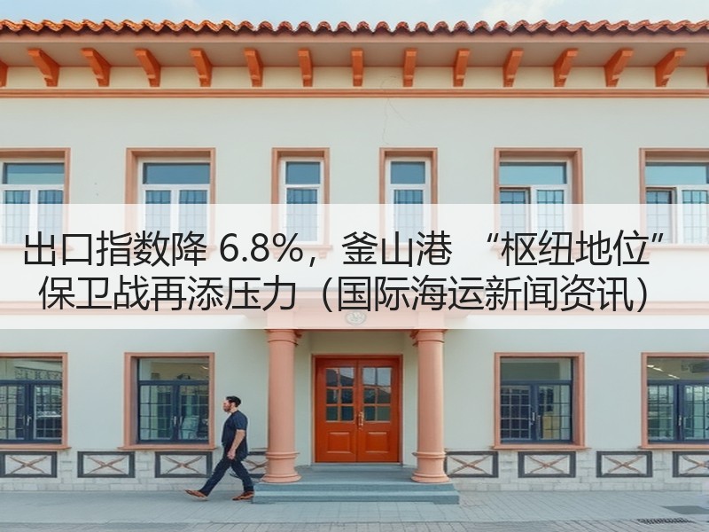 出口指数降 6.8%,釜山港 “枢纽地位” 保卫战再添压力(国际海运新闻资讯) 出口指数降 6.8%,釜山港 “枢纽地位” 保卫战再添压力(国际海运新闻资讯)