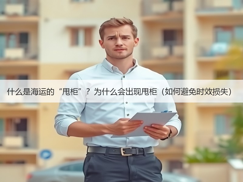 什么是海运的“甩柜”？为什么会出现甩柜（如何避免时效损失）