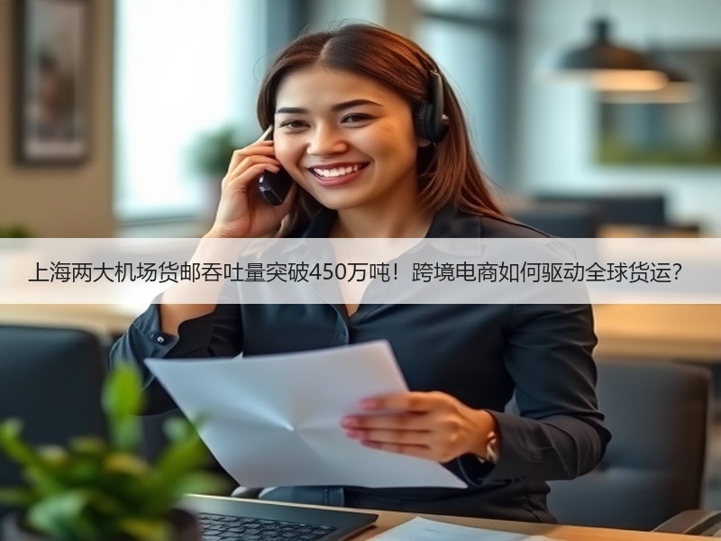 上海两大机场货邮吞吐量突破450万吨!跨境电商如何驱动全球货运? 上海两大机场货邮吞吐量突破450万吨!跨境电商如何驱动全球货运?