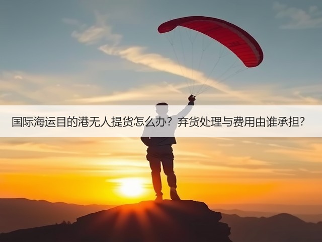国际海运目的港无人提货怎么办?弃货处理与费用由谁承担?(图1) 国际海运目的港无人提货怎么办?弃货处理与费用由谁承担?(图1)