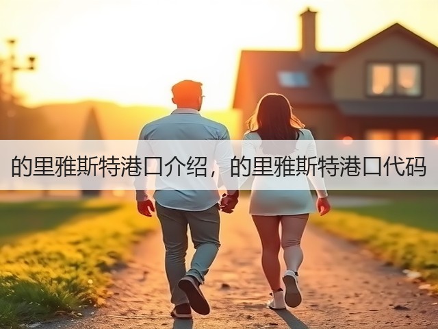 的里雅斯特港口介绍，的里雅斯特港口代码(图1)