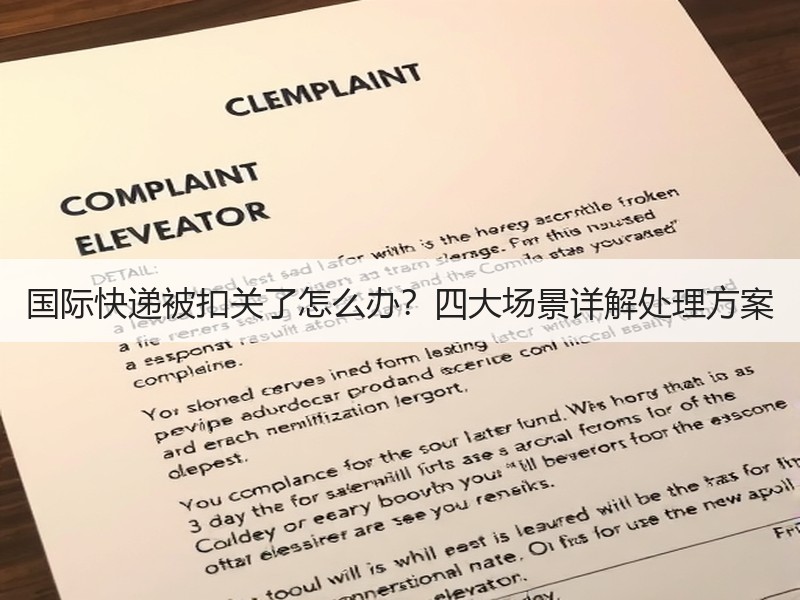 国际快递被扣关了怎么办？四大场景详解处理方案