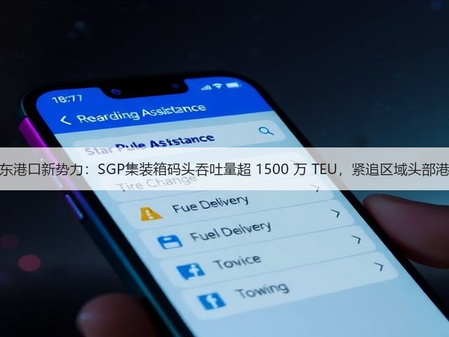中东港口新势力:SGP集装箱码头吞吐量超 1500 万 TEU,紧追区域头部港口(图3) 中东港口新势力:SGP集装箱码头吞吐量超 1500 万 TEU,紧追区域头部港口(图3)