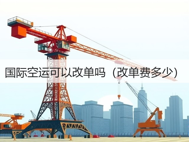 国际空运可以改单吗（改单费多少）(图2)