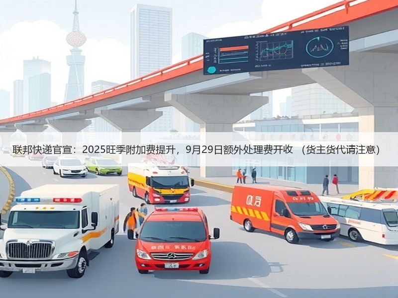 联邦快递官宣：2025旺季附加费提升，9月29日额外处理费开收 （货主货代请注意）