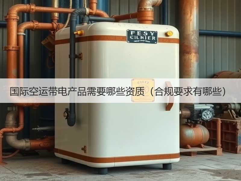 国际空运带电产品需要哪些资质（合规要求有哪些）