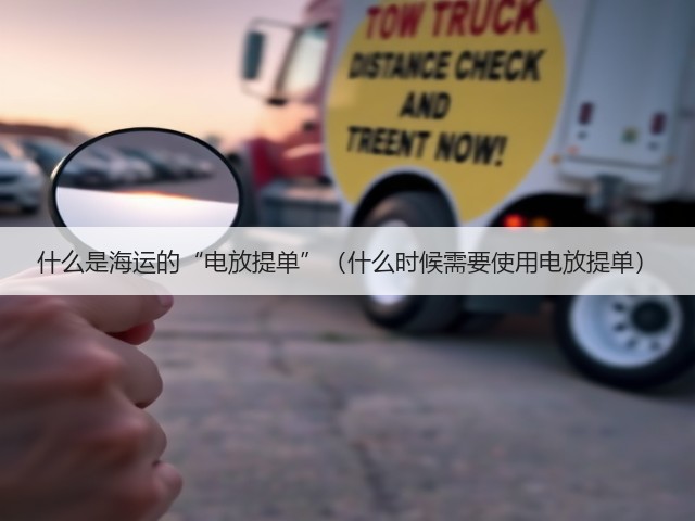 什么是海运的“电放提单”(什么时候需要使用电放提单)(图1) 什么是海运的“电放提单”(什么时候需要使用电放提单)(图1)