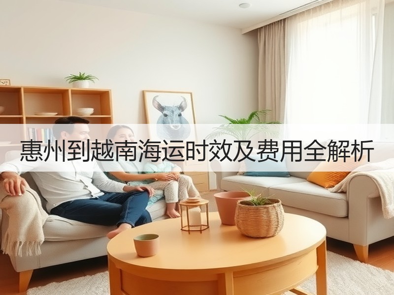 惠州到越南海运时效及费用全解析 惠州到越南海运时效及费用全解析