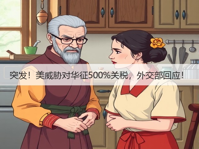 突发!美威胁对华征500%关税,外交部回应!(图3) 突发!美威胁对华征500%关税,外交部回应!(图3)
