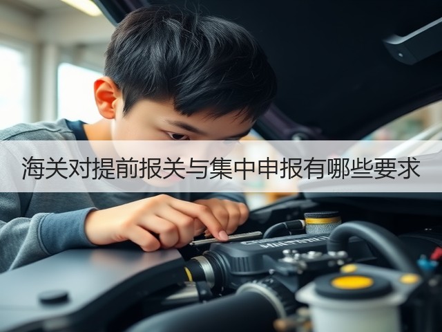 海关对提前报关与集中申报有哪些要求(图3) 海关对提前报关与集中申报有哪些要求(图3)