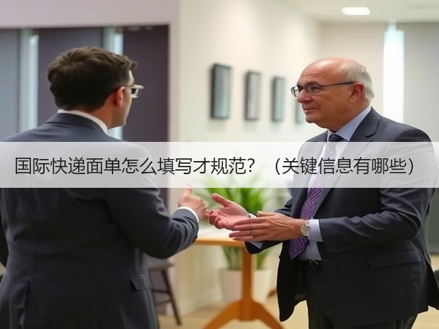 国际快递面单怎么填写才规范?(关键信息有哪些)(图2) 国际快递面单怎么填写才规范?(关键信息有哪些)(图2)