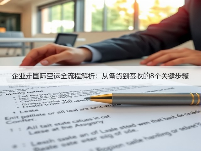 企业走国际空运全流程解析：从备货到签收的8个关键步骤(图2)