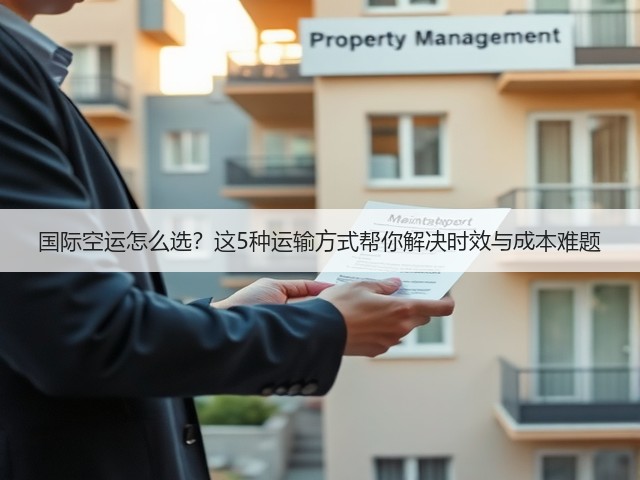 国际空运怎么选?这5种运输方式帮你解决时效与成本难题(图1) 国际空运怎么选?这5种运输方式帮你解决时效与成本难题(图1)