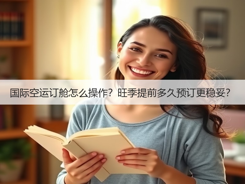 国际空运订舱怎么操作？旺季提前多久预订更稳妥？