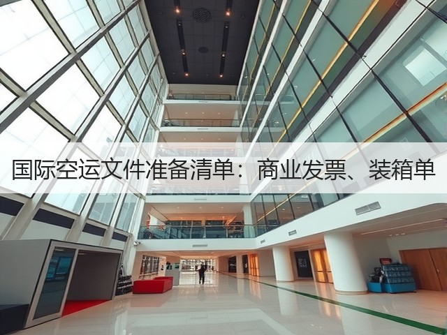 国际空运文件准备清单:商业发票、装箱单(图1) 国际空运文件准备清单:商业发票、装箱单(图1)