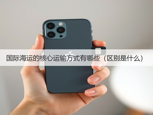 国际海运的核心运输方式有哪些(区别是什么)(图3) 国际海运的核心运输方式有哪些(区别是什么)(图3)