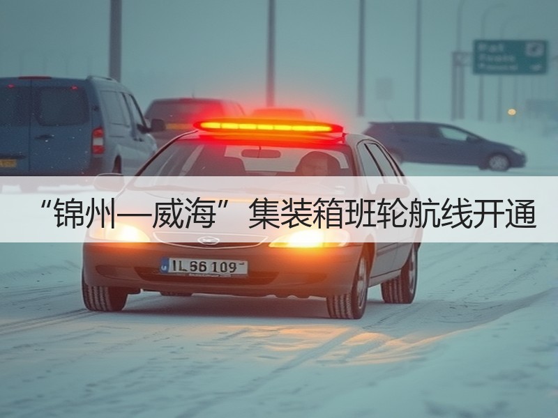 “锦州—威海”集装箱班轮航线开通