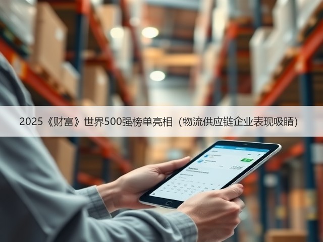 2025《财富》世界500强榜单亮相(物流供应链企业表现吸睛)(图3) 2025《财富》世界500强榜单亮相(物流供应链企业表现吸睛)(图3)