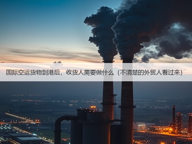 国际空运货物到港后,收货人需要做什么(不清楚的外贸人看过来)(图3) 国际空运货物到港后,收货人需要做什么(不清楚的外贸人看过来)(图3)