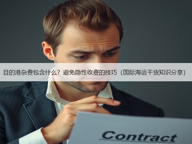 目的港杂费包含什么？避免隐性收费的技巧（国际海运干货知识分享）(图1)