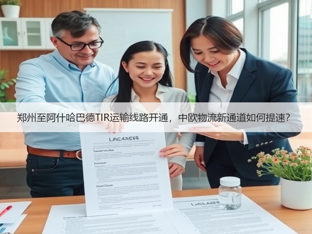 郑州至阿什哈巴德TIR运输线路开通,中欧物流新通道如何提速?(图3) 郑州至阿什哈巴德TIR运输线路开通,中欧物流新通道如何提速?(图3)