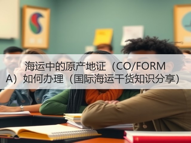 海运中的原产地证(CO/FORM A)如何办理(国际海运干货知识分享)(图2) 海运中的原产地证(CO/FORM A)如何办理(国际海运干货知识分享)(图2)
